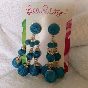 Lilly Pulitzer Slathouse Soiree Earrings NWT
